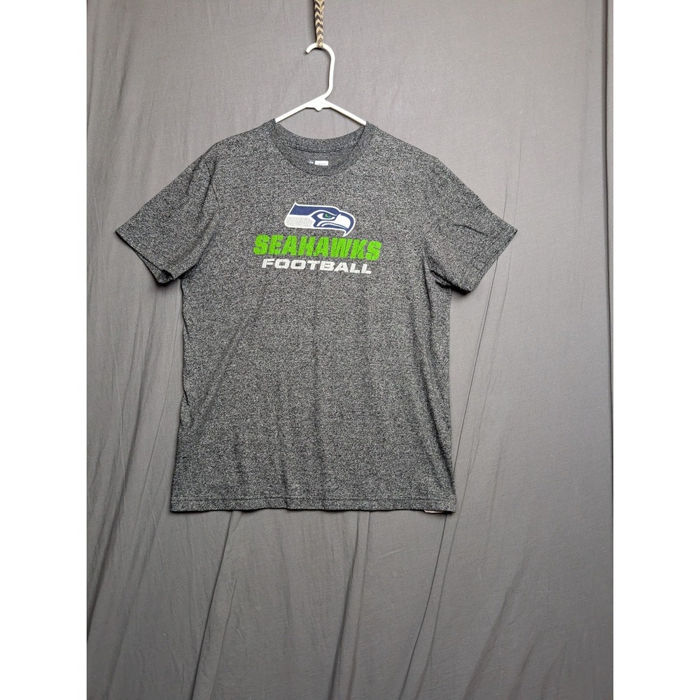 Seattle Seahawks T-Shirt Womens Small Graphic Logo Small Dark Gray Large